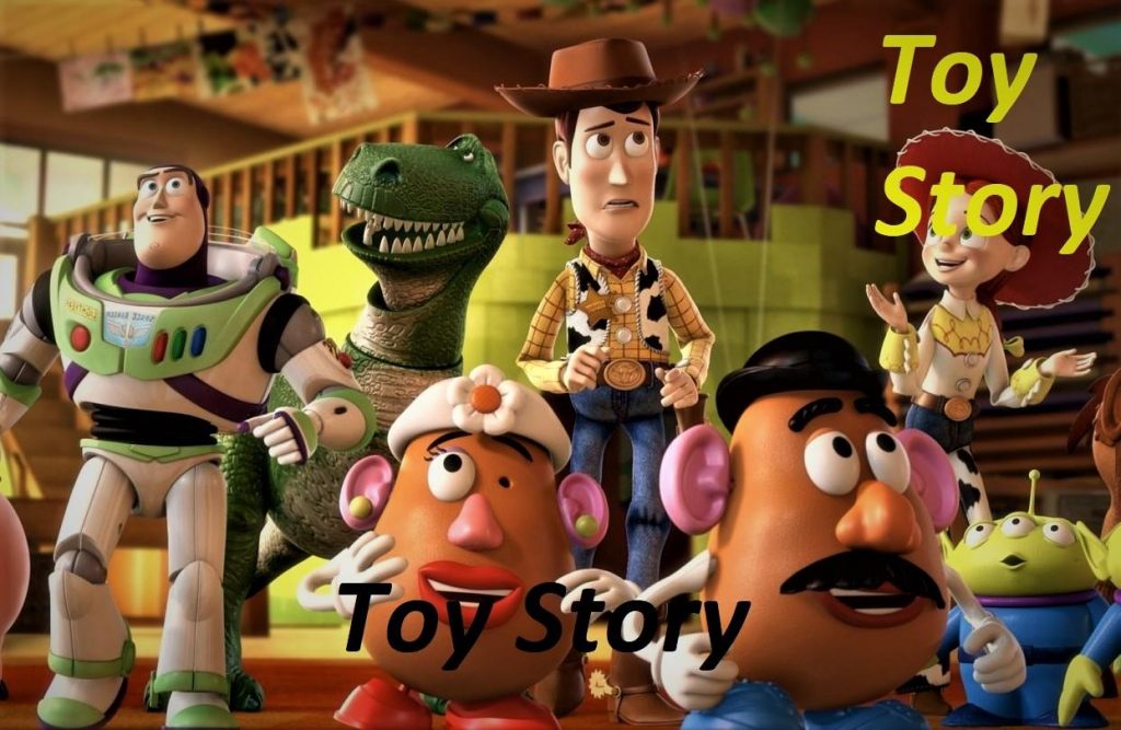 Cover image of the animated film series Toy Story.