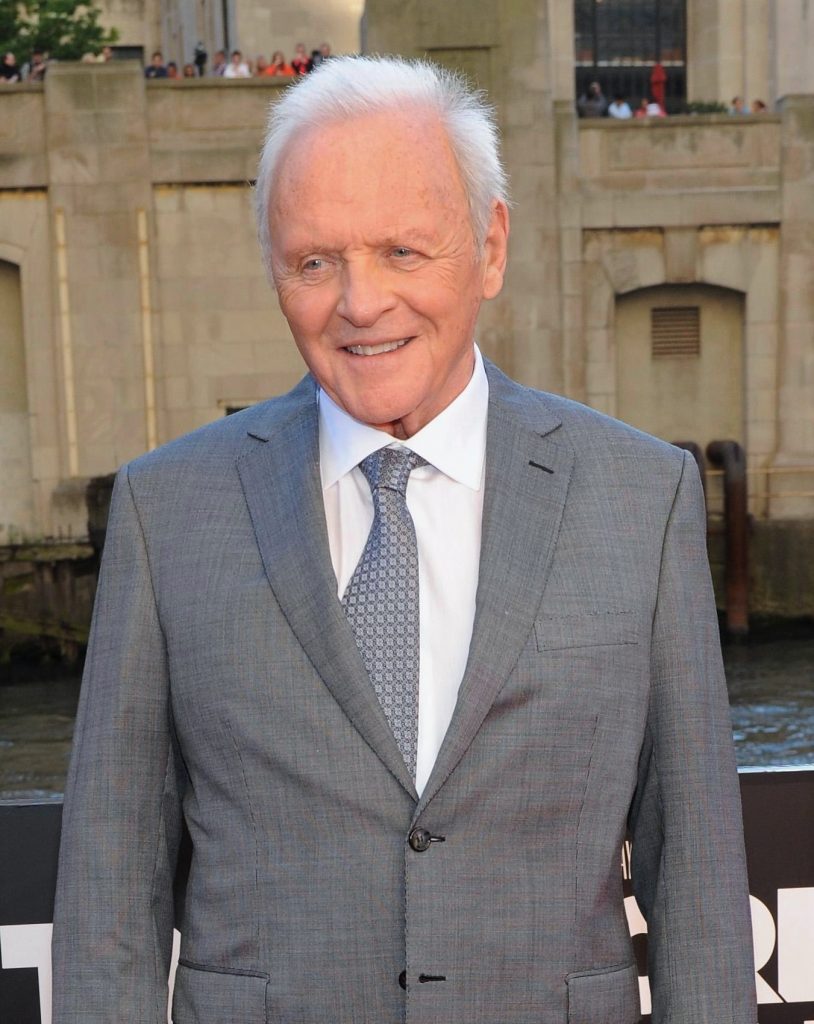 The English actor Anthony Hopkins.