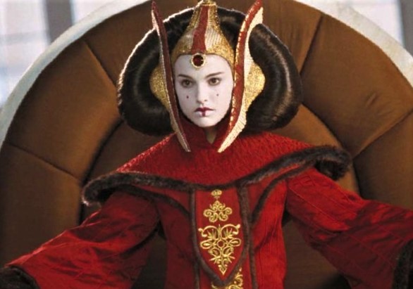Queen Padme Amidala of Star Wars.