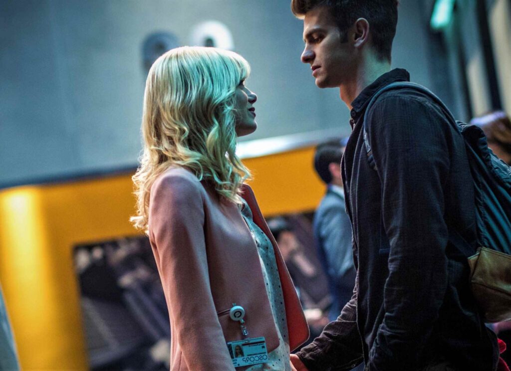 Gwen Stacy in the film The Amazing Spider-Man 2.