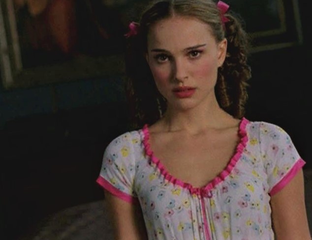 a teenage natalie portman looking hot and horney.