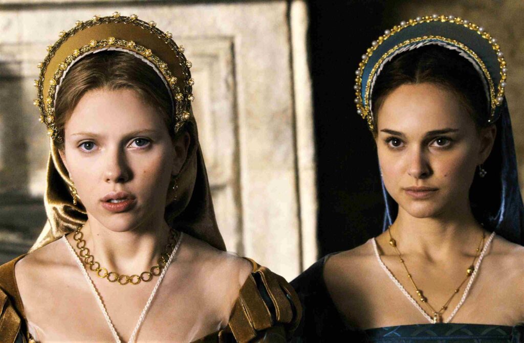 Portman and Johansson in The Other Boleyn Girl (2008).