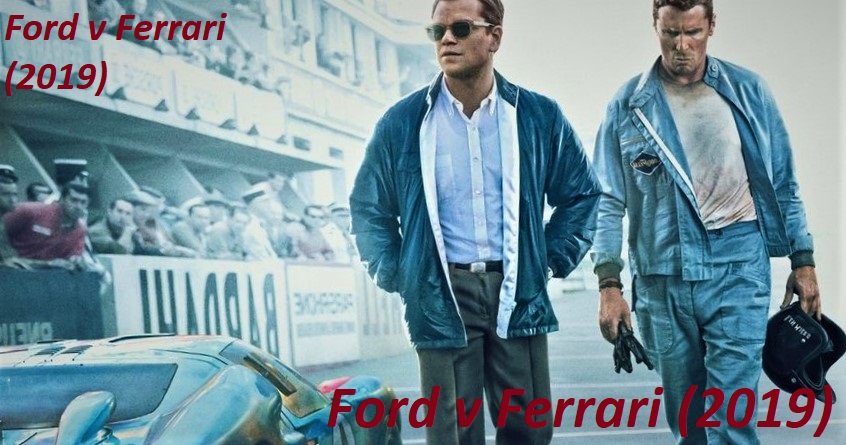 the film, Ford v Ferrari (2019), Poster