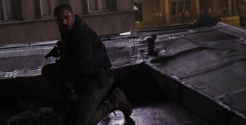 Michael B. Jordan as a Navy Seal in the 2021 action film Tom Clancy's Without Remorse.