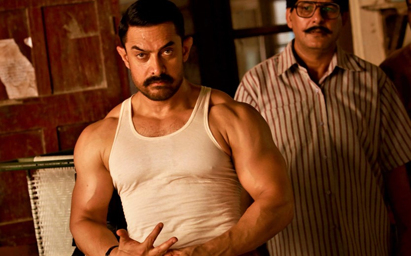 Aamir Khan as Mahavir Singh Phogat in the 2015 film Dangal.