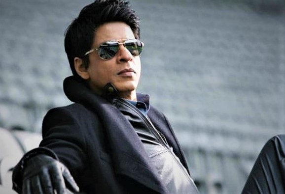 the Indian actor Shah Rukh Khan in the action crime film Don.