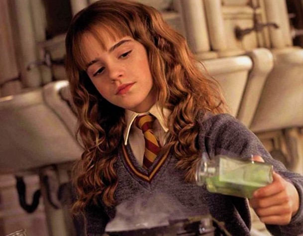 Emma Watson as Hermione Granger in the Harry Potter films