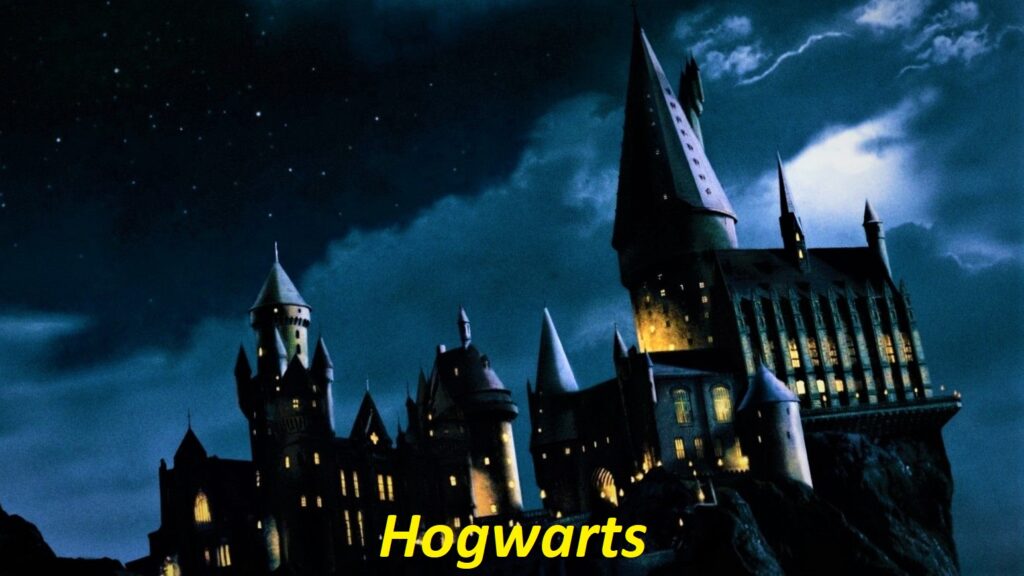 Hogwarts school building.