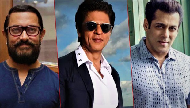 The Three Khans of Bollywood; Aamir Khan, Shah Rukh Khan and Salman Khan
