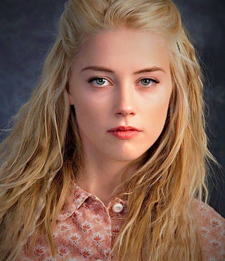 A very young Amber Heard