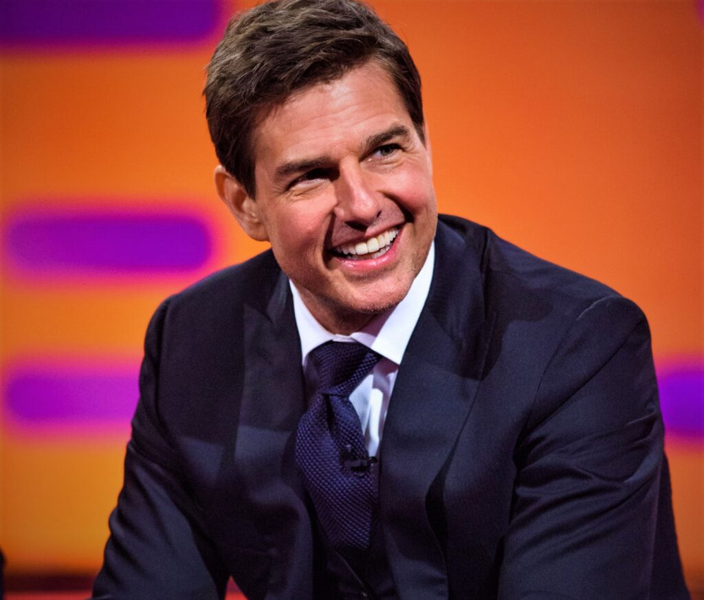Latest picture of Tom Cruise during an interview.