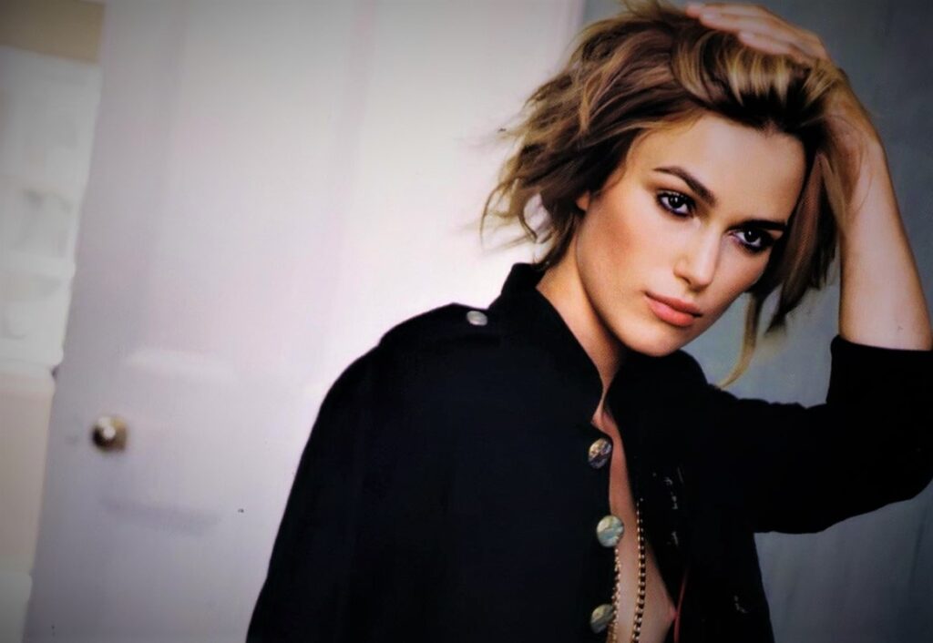 Keira Knightley's nipples showing in hot photoshoot.
