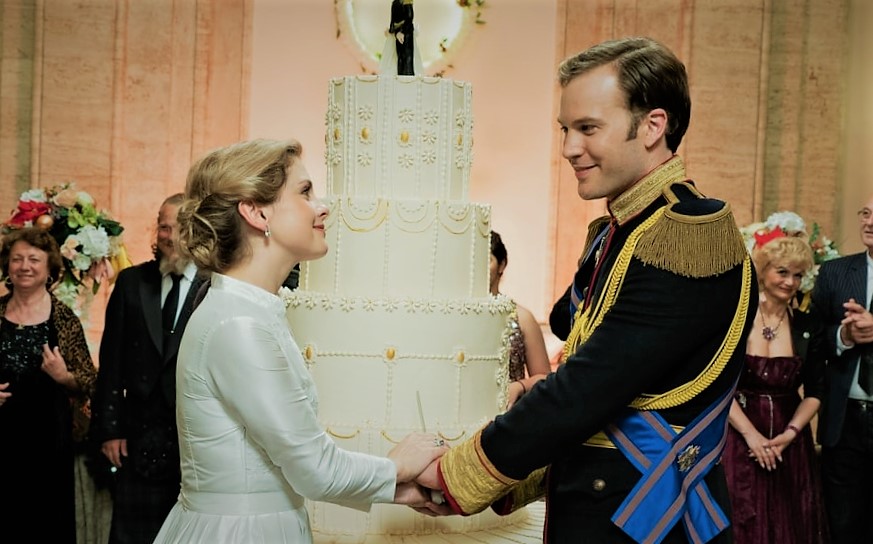 Wedding scene in the 2018 comedy film A Christmas Prince 2: The Royal Wedding