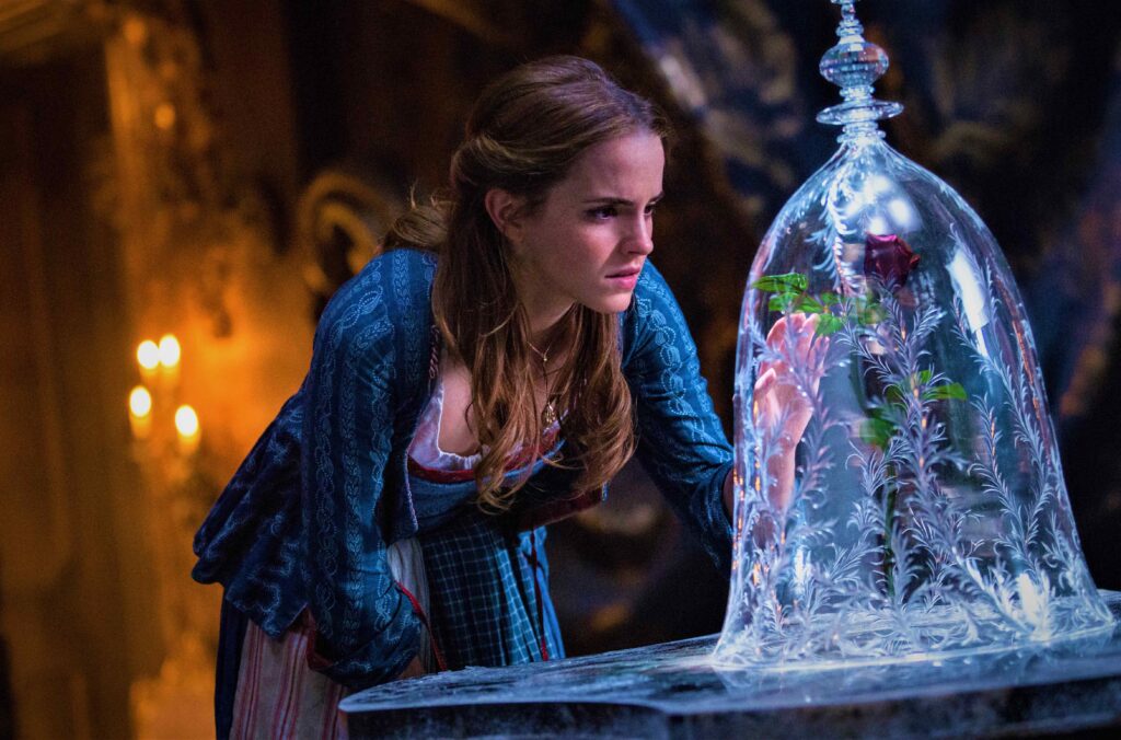 sexiest look of Emma Watson in Beauty and The Beast (2017)