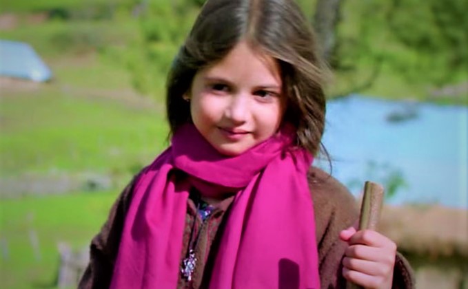 Harshaali Malhothra as cute girl Shahida in the Bollywood film Bajrangi Bhaijan.