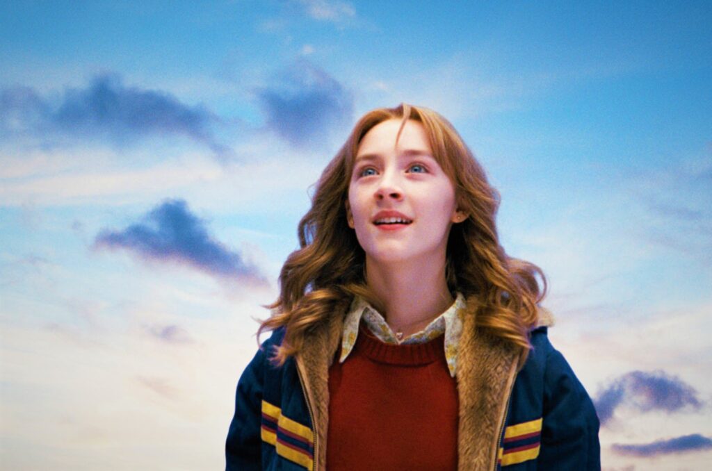 Saoirse Una Ronan looking hot and sexy in the mystery supernatural film The Lovely Bones (2009).